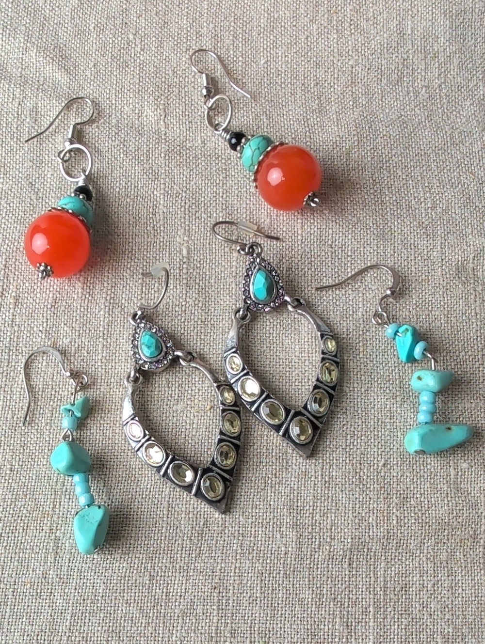 Southwestern Boho 3 Pair Curated Earring Set